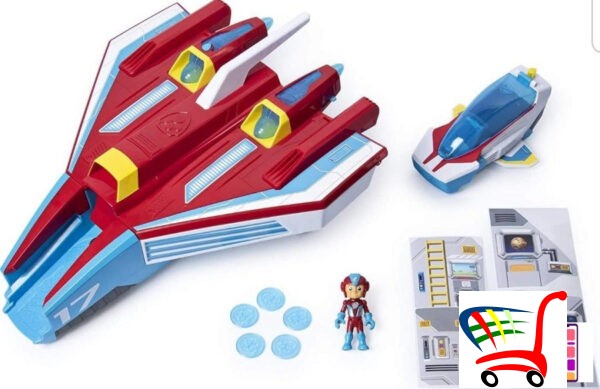 Patrolne Sape Avion 2In1 - Paw Patrol Mlaznjak Veliki Set