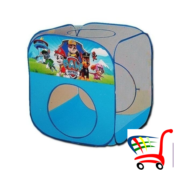 Paw Patrol- Deciji Sator 80X70X70Cm + Loptice -