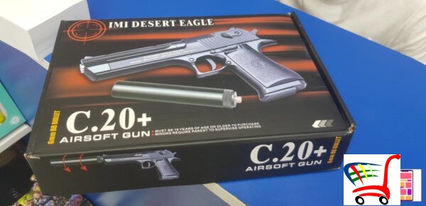 Pistolj Airsoft C.20+ - Metalni Na Kuglice
