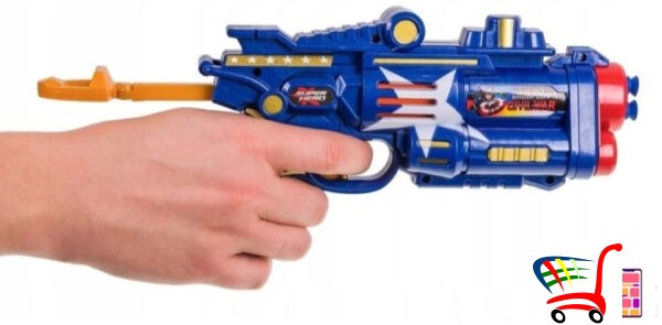 Pistolj Blaster Super Heroja -