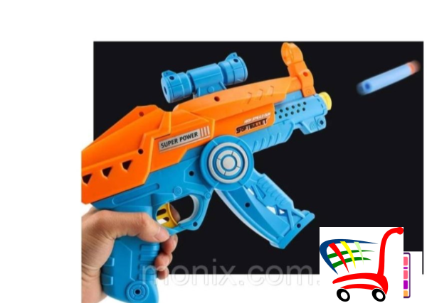 Pistolj Sa Metkovima Na Lepljenje -