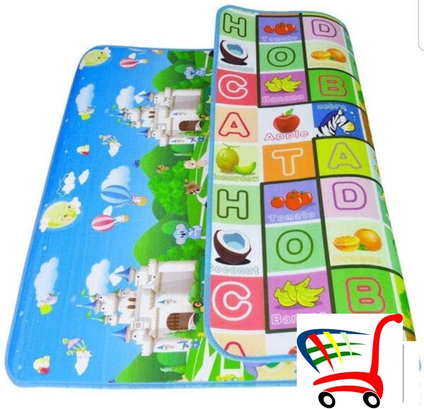 Podloga Za Igranje Dece 200X200Cm Dvostrana Podloga -