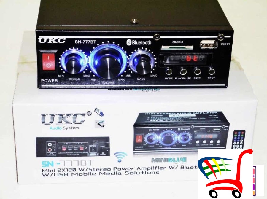 Pojaalo Resiver Digitalni Usb Sd Fm Mp3 -Ak 699D -