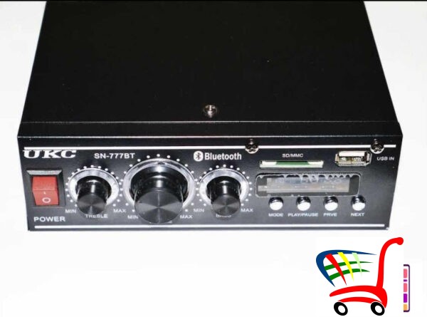 Pojaalo Resiver Digitalni Usb Sd Fm Mp3 - Sn 777 Bt