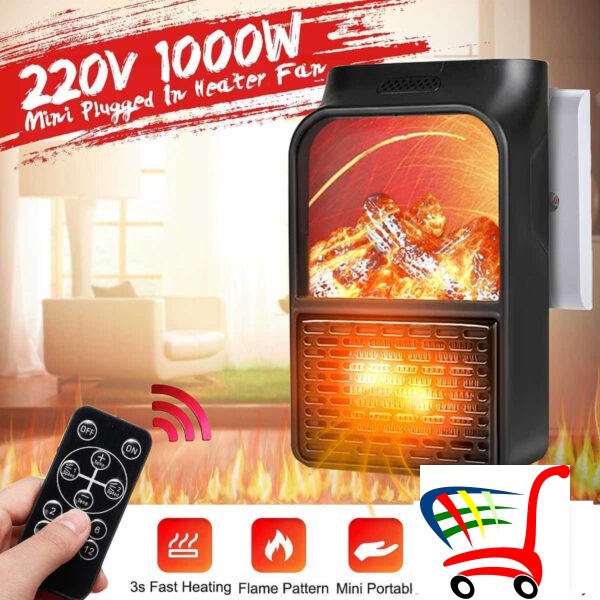 Prenosiva Elektrina Grejalica 1000W - Elektrini Kamin