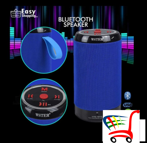 Prenosivi Bluetooth Zvucnik Ws-1812 () -