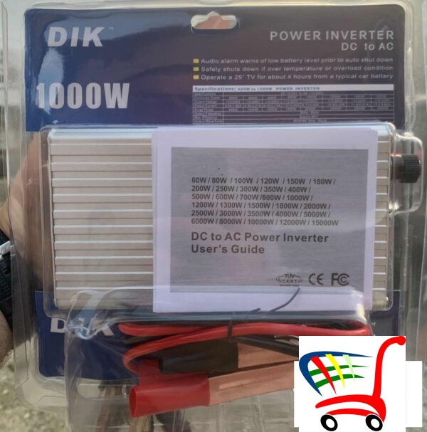 Pretvara Napona 1000W - Pover Inverter Dik