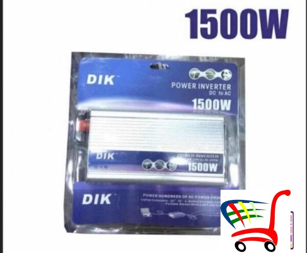 Pretvara Napona - Power Inverter Sa 12V Na 220V 1500W