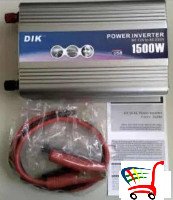 Pretvara Napona - Power Inverter Sa 12V Na 220V 1500W