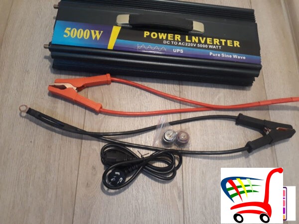 Pretvara Napona Sa Punjaem Akumulatora 12V 220V 5000W -