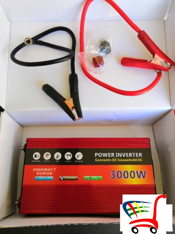 Pretvara Sa 12V Ili 24V Na 220V. 1000W 2000W 3000W -