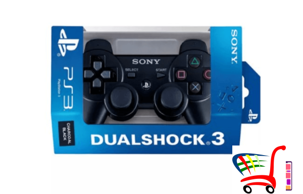 Ps3 - Playstation 3 Wireless Gamepad Dzojstik Black Crni
