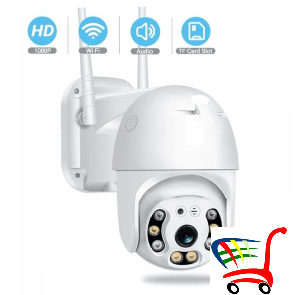 Ptz/Wifi/Ip/1080P/345C/Sd Najbolja Spoljna Kamera Dve Antene -