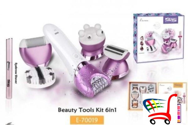 Punjivi Enski Epilator E-70019 6 U 1 -