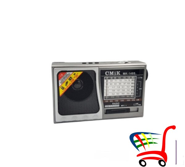 Radio Fm Tranzistor Solarno Punjenje + Bluetooth Mk-149S -