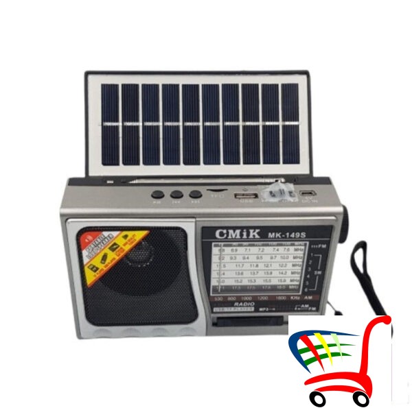 Radio Fm Tranzistor Solarno Punjenje + Bluetooth Mk-149S -