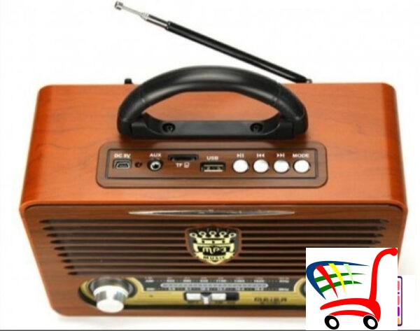 Radio Na Baterije I Struju - Retro Izgled - M 115Bt