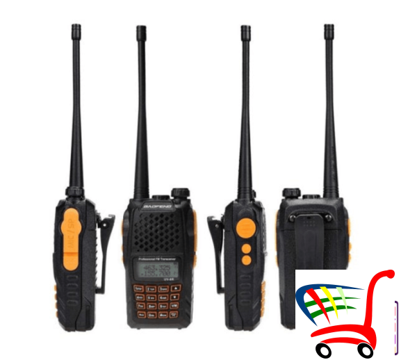 Radio Stanica Uv 6R Baofeng 5000Mah Dual Band -