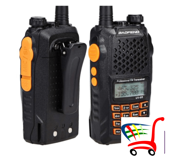 Radio Stanica Uv 6R Baofeng 5000Mah Dual Band -