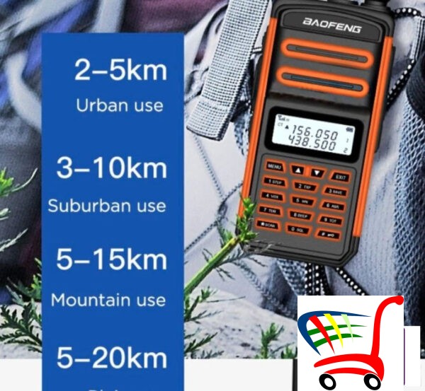 Radio Stanica-Walkie Talkie-Voki Toki-Radio Stanica S5 Plus -