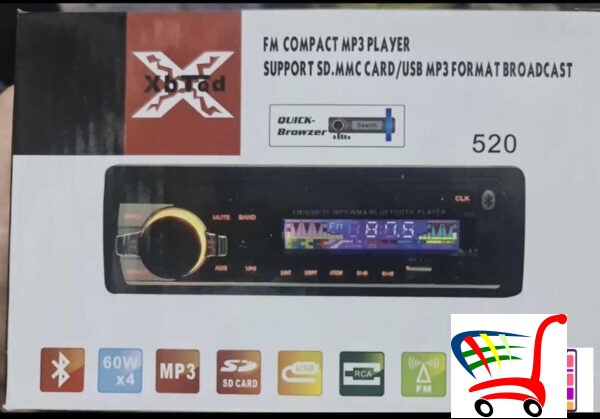 Radio Za Auto Sa Blututom Bt - 520