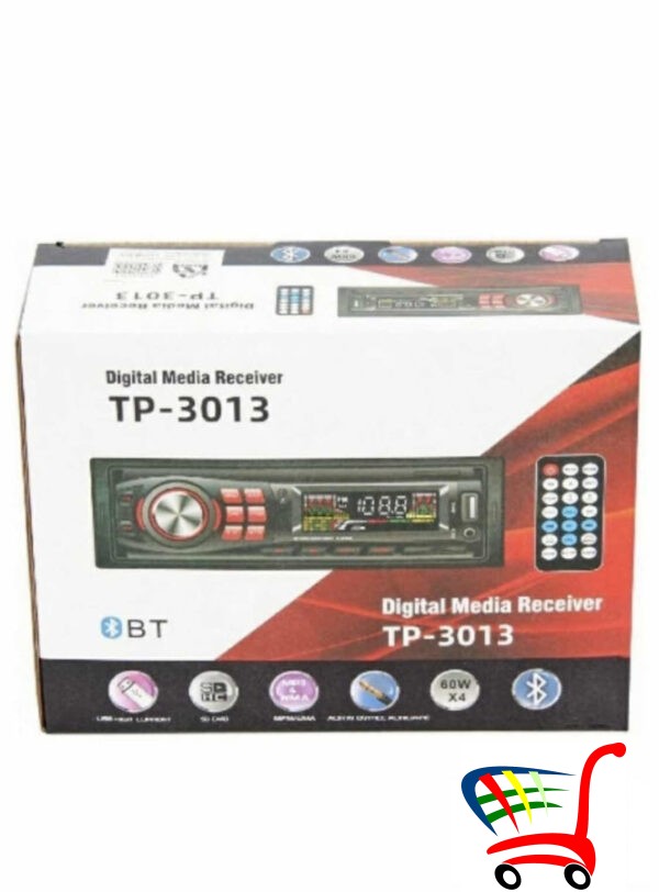 Radio Za Auto Tp-3013-Bluetooth Aux Sd Usb Mp3 -