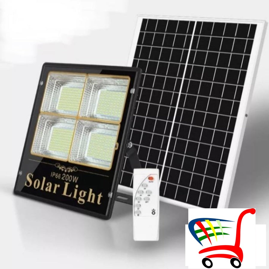 Reflektor Sa Solarnim Panelom 100 I 200 Wati -