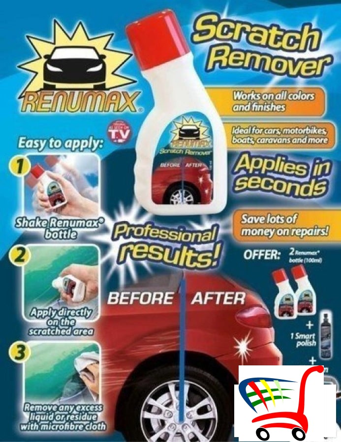 Renumax Scratch Remover Za Uklanjanje Ogrebotina Na Autu -