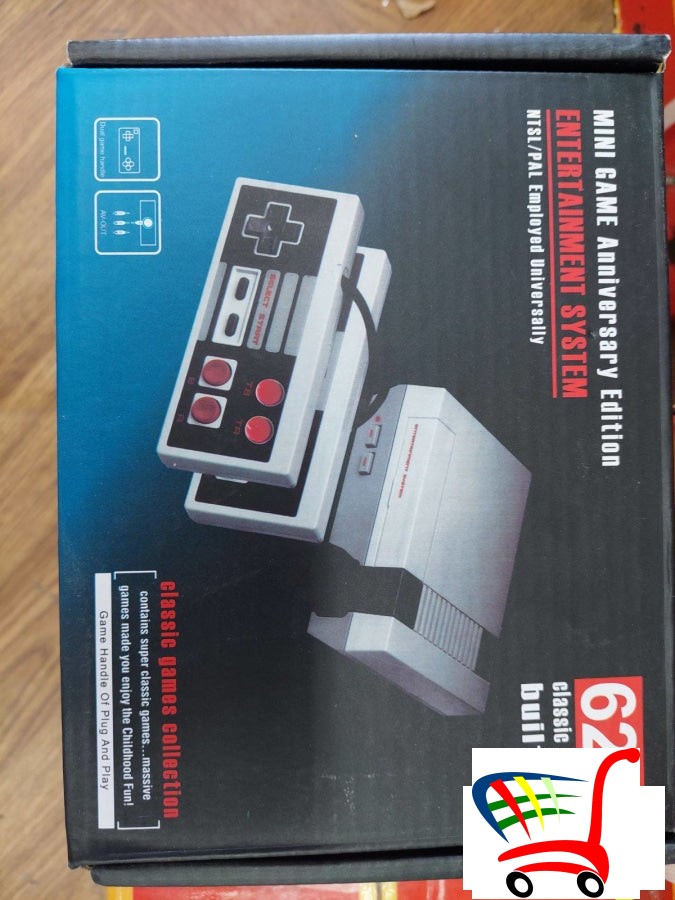 Retro Konzola Sa Dva Dzojstika-620 Igrica -
