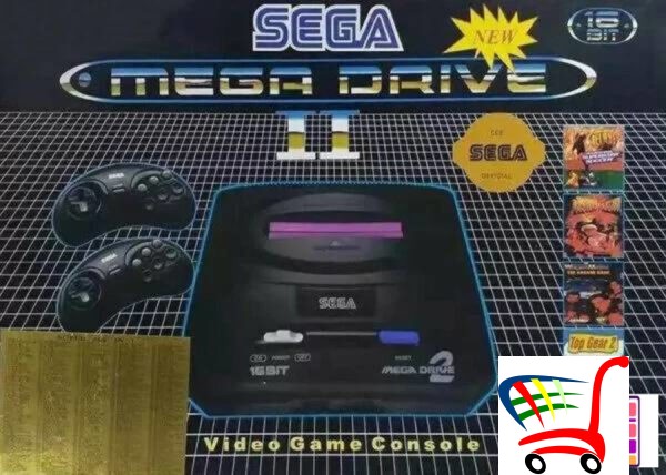 Retro Konzola Sega Mega Drive 2 -