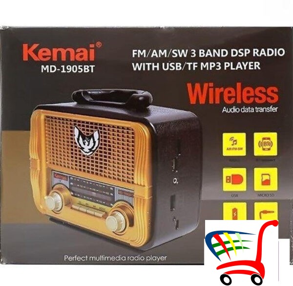 Retro Radio Kemai Md-1905Bt -