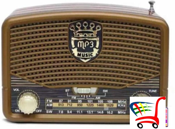 Retro Radio Mk - 619Bt Tranzistor Na Baterije I Struju