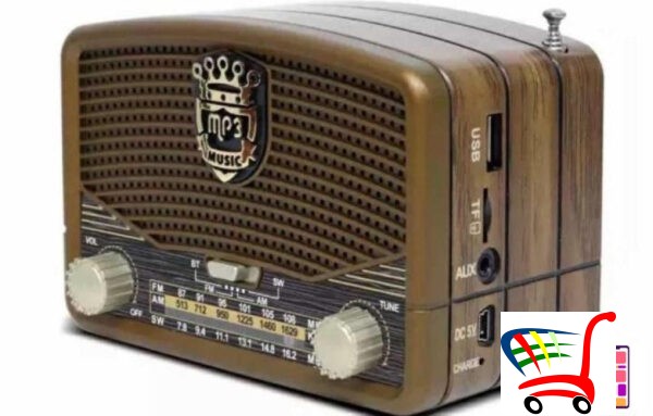 Retro Radio Mk - 619Bt Tranzistor Na Baterije I Struju