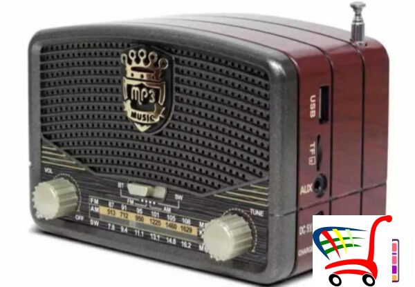 Retro Radio Mk - 619Bt Tranzistor Na Baterije I Struju