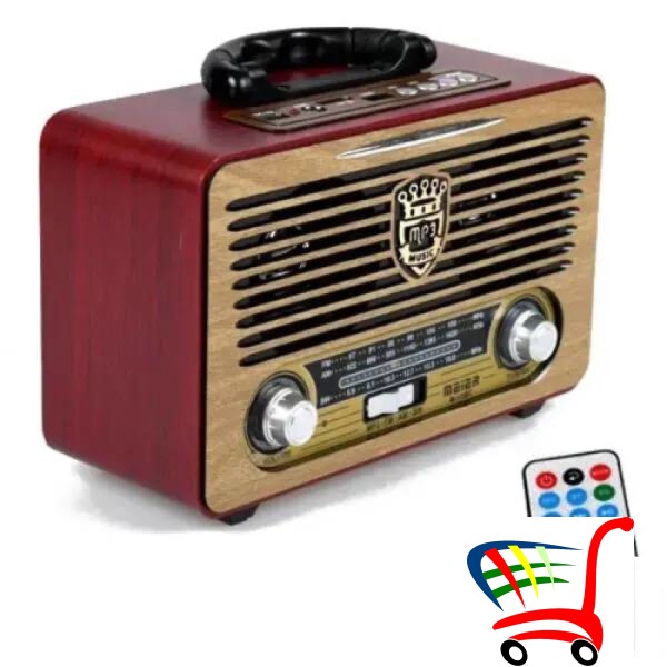 Retro Radio Prijemnik Sa Blutut Vezom - Bluetooth