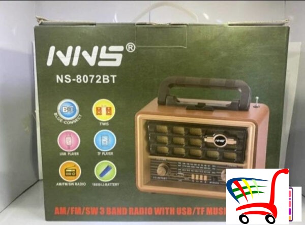 Retro Radio - Tranzistor / Bluetooth Usb Fm Led