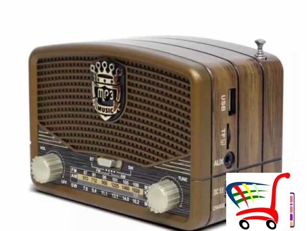 Retro Radio - Tranzistor Na Bateriju I Struju Mk 619Bt