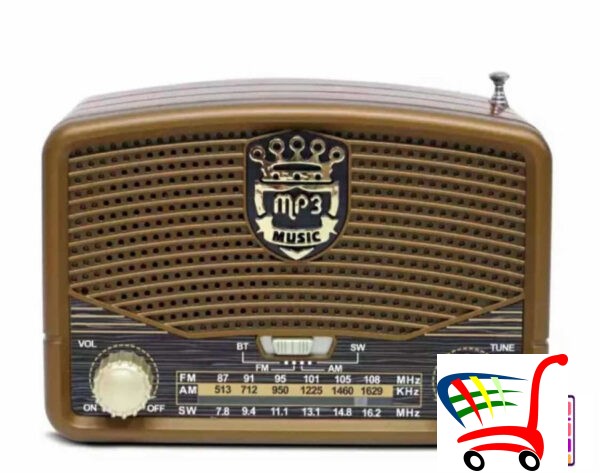 Retro Radio - Tranzistor Na Bateriju I Struju Mk 619Bt