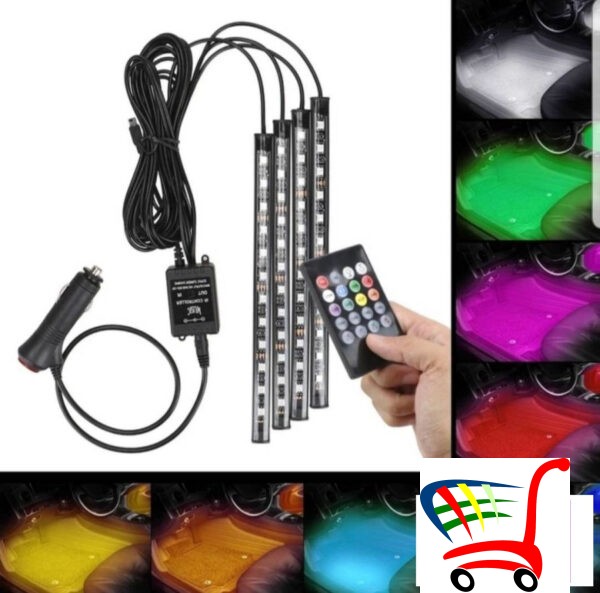 Rgb Led Ambijentno Osvetljenje Rgb Za Auto -