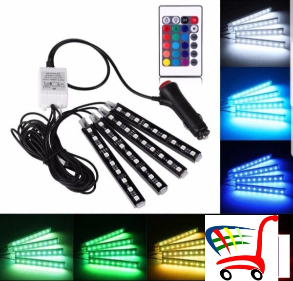 Rgb Led Ambijentno Osvetljenje Rgb Za Auto -