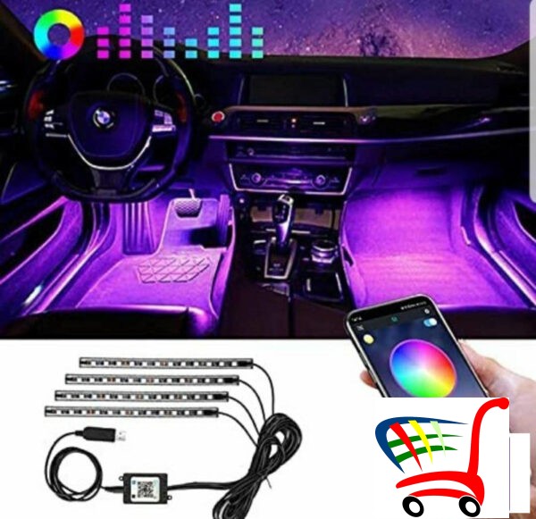 Rgb Led Ambijentno Osvetljenje Rgb Za Auto -