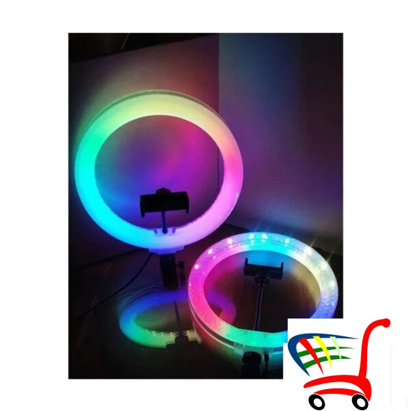 Rgb Ring Light 12 Ina & Diamond Crystal Lamp -