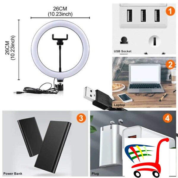 Ring Light 26Cm Sa Postoljem -