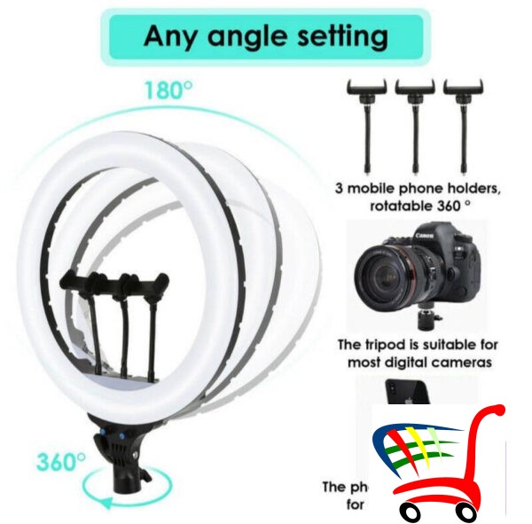 Ring Light 46Cm 18 Sa Daljinskim -