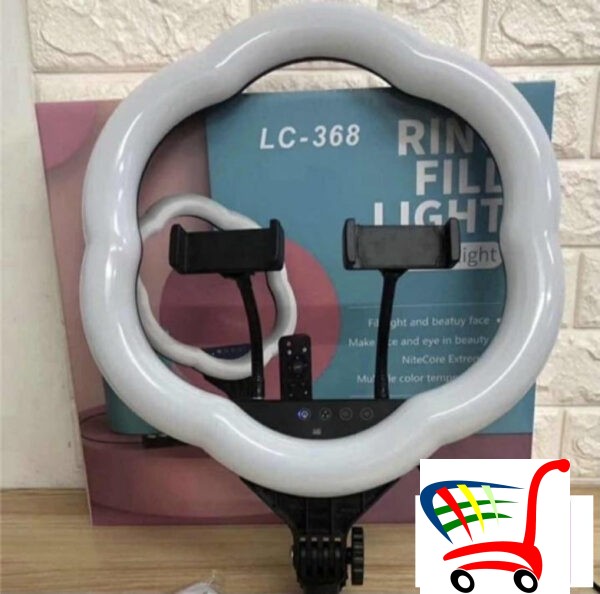 Ring Light14 - Ring Lajt Cvet+Daljinski Lc368