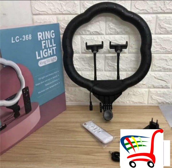 Ring Light14 - Ring Lajt Cvet+Daljinski Lc368