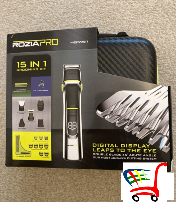 Rozia Pro Set Vodootporan 15U1 Trimer- Professional Trimmer -