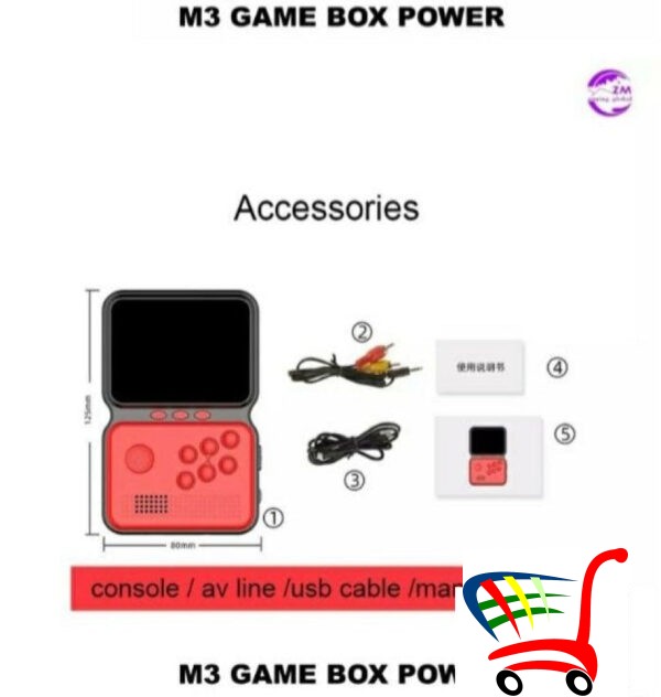 Runa Konzola Game Box Power M3 -