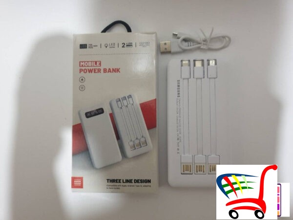 Samsung Power Bank 20000Mah/ 3X Usb Izlaz + Lampa -