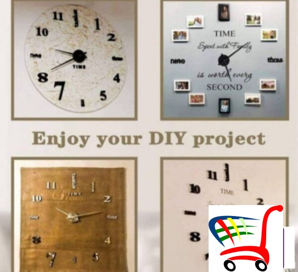 Sat-Zidni Sat Diy Clock-Sat-Zidni Clock -